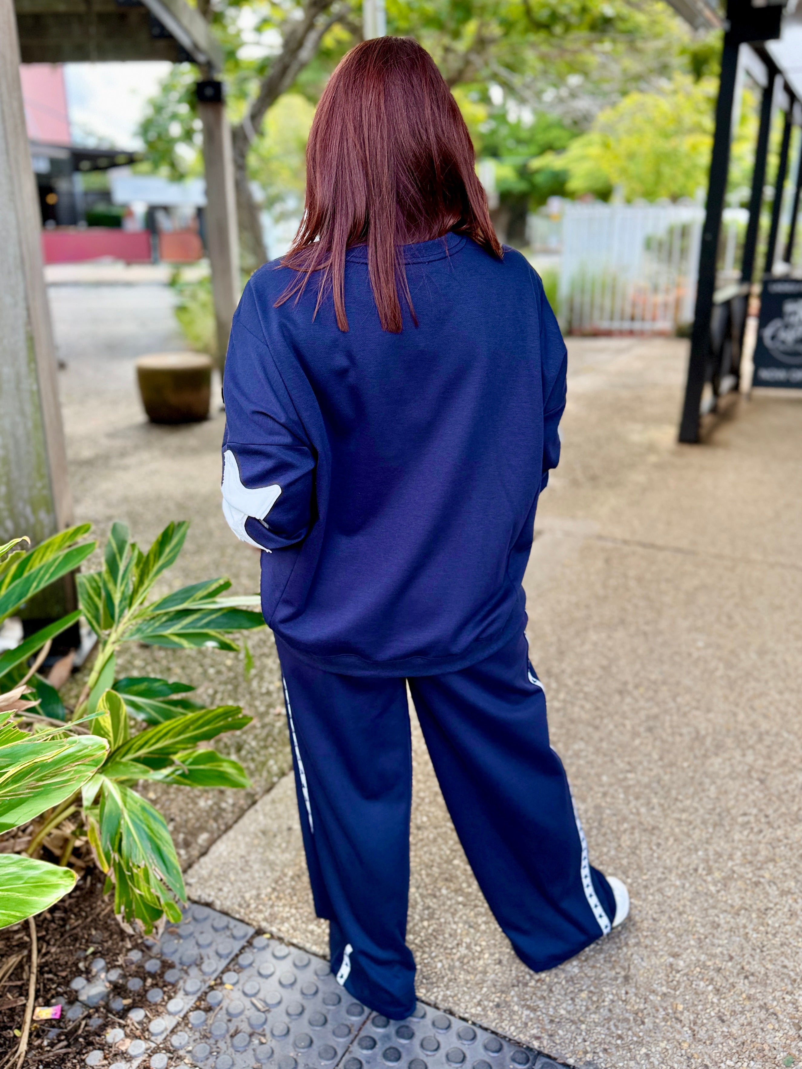 Saskia TrackPant - Navy