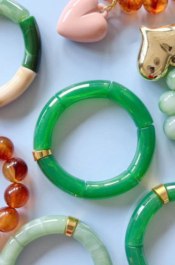 Tube Bracelet – Emerald