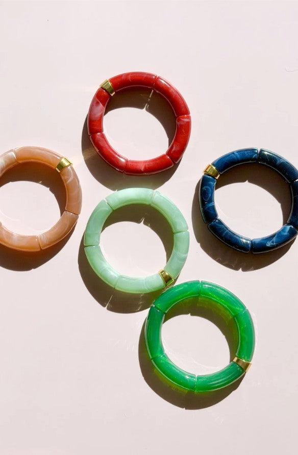 Tube Bracelet – Emerald