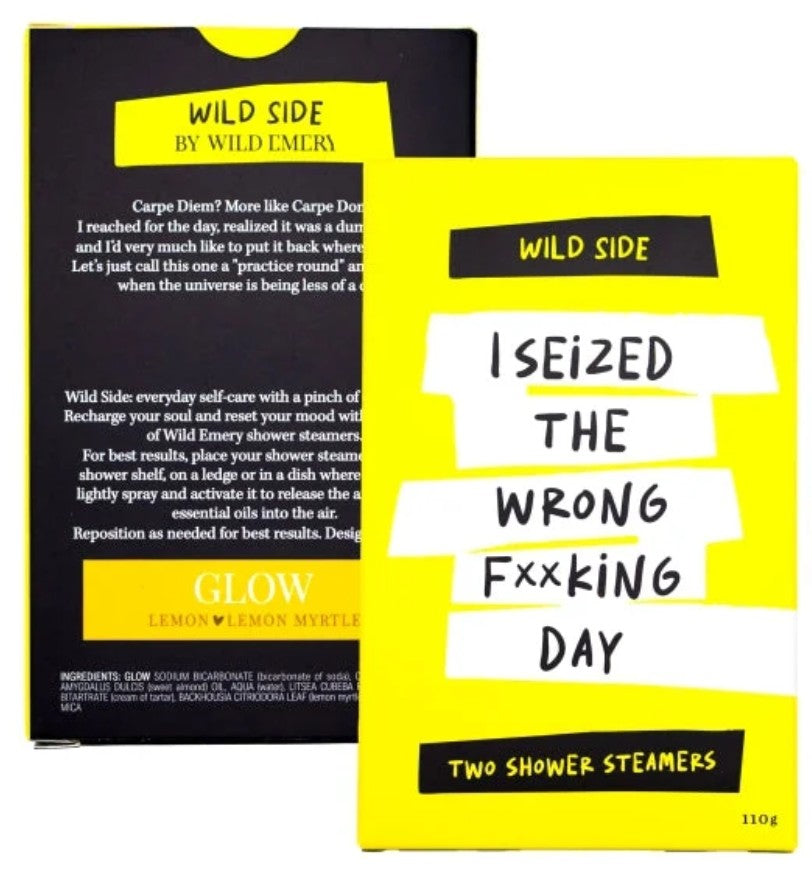 I Seized The Wrong Day- Shower Steamer - Two Pack