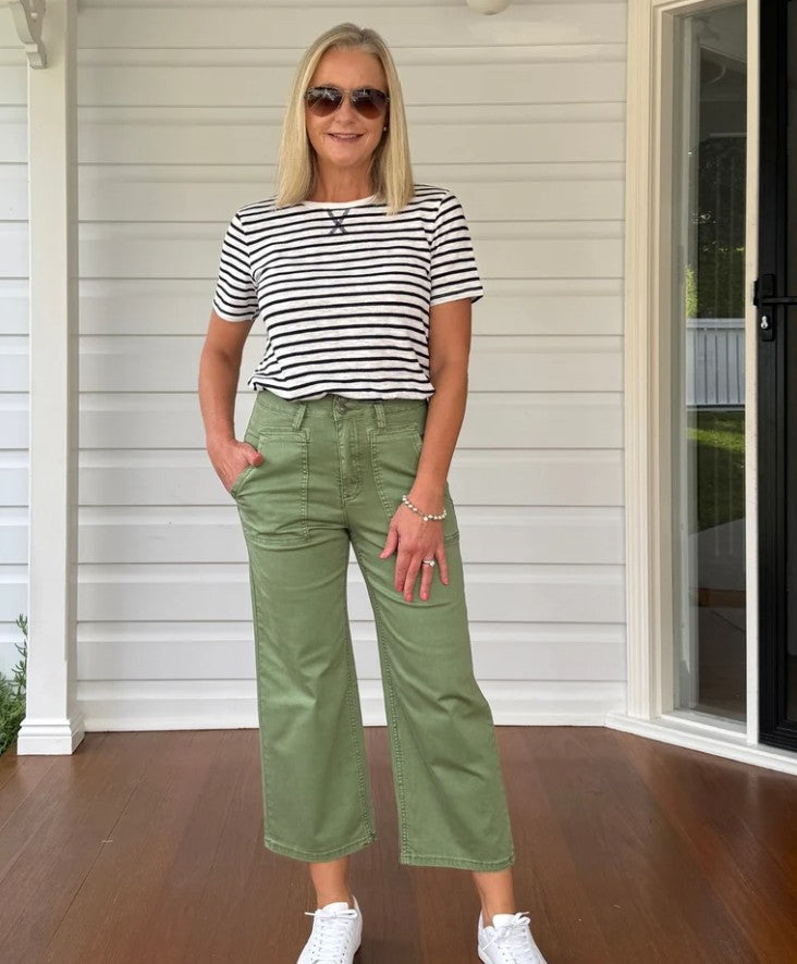 Hudson Crop Jean - Fern