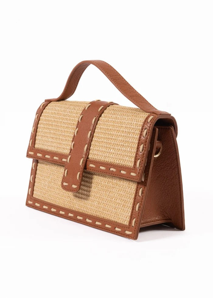 Shaelyn - Tan Cross-body Bag