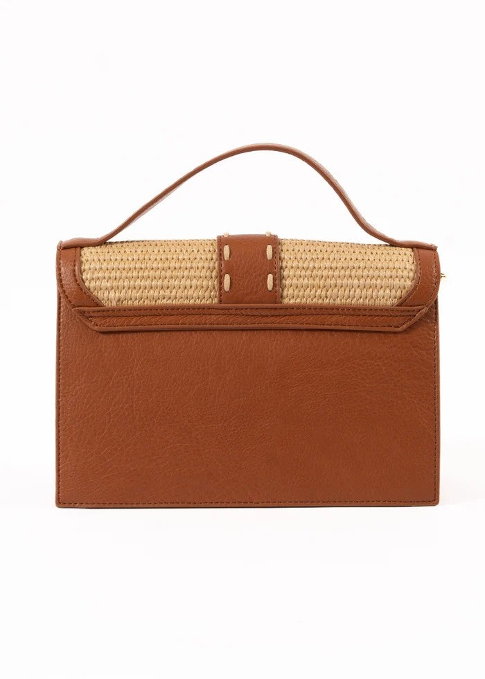 Shaelyn - Tan Cross-body Bag
