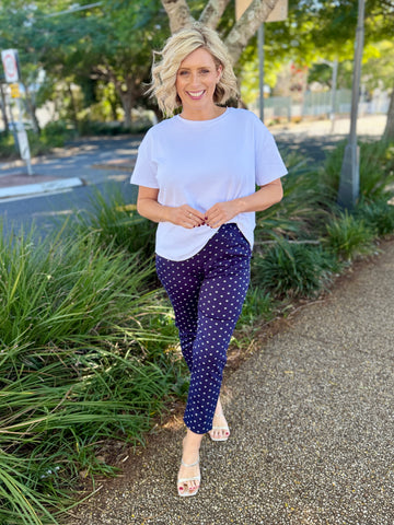 Tropez Pant - Navy