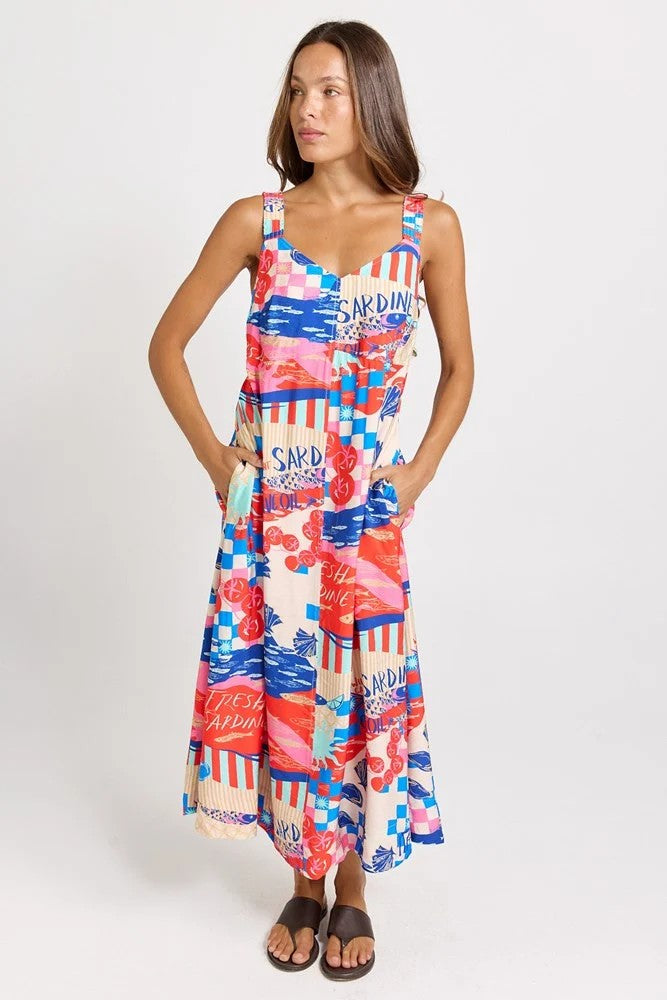 Sunset Maxi - Mediterranean Print