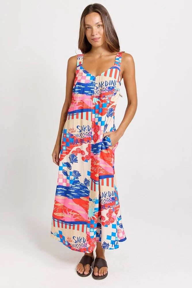 Sunset Maxi - Mediterranean Print