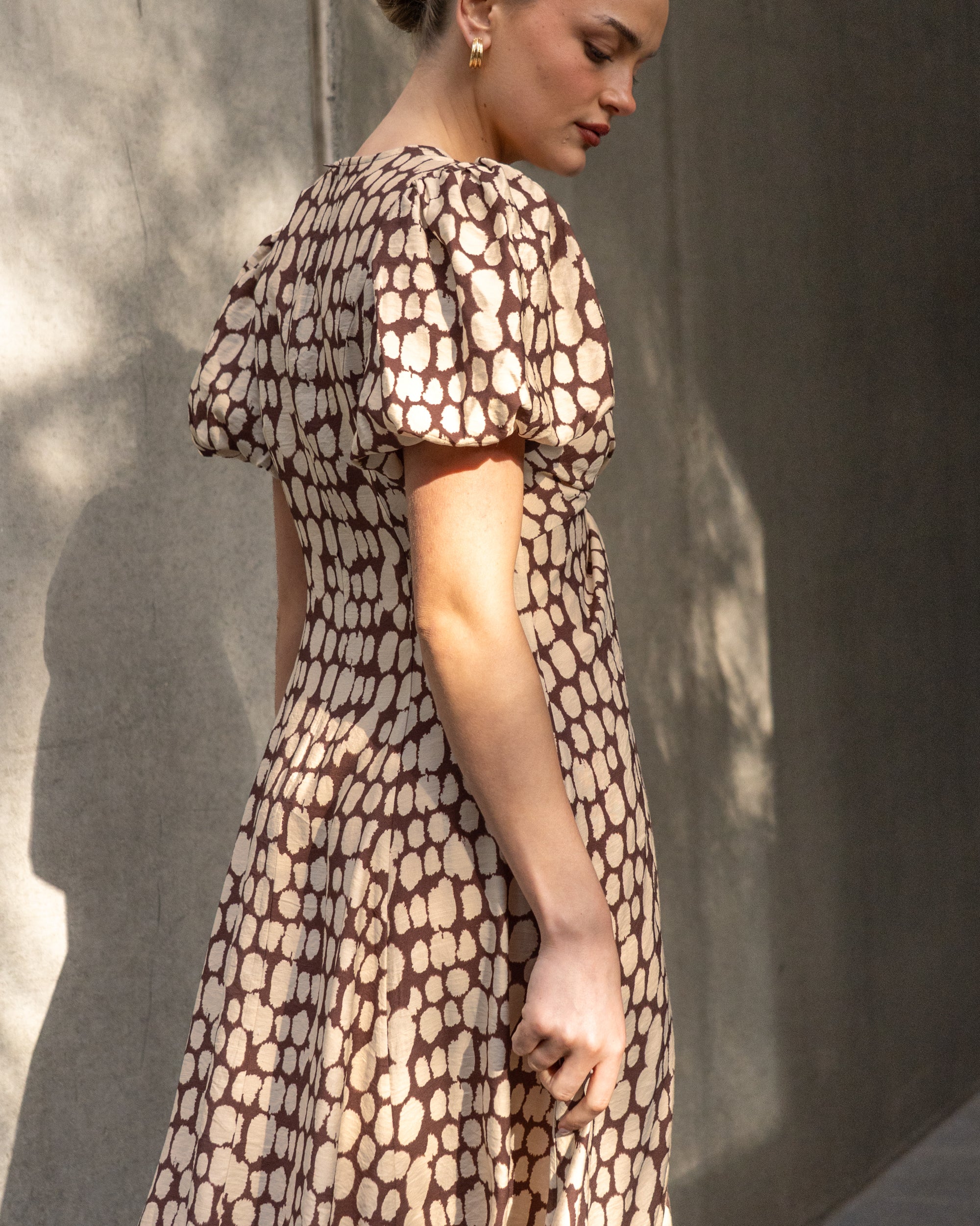 Rhea Dress – Coastal Abstract