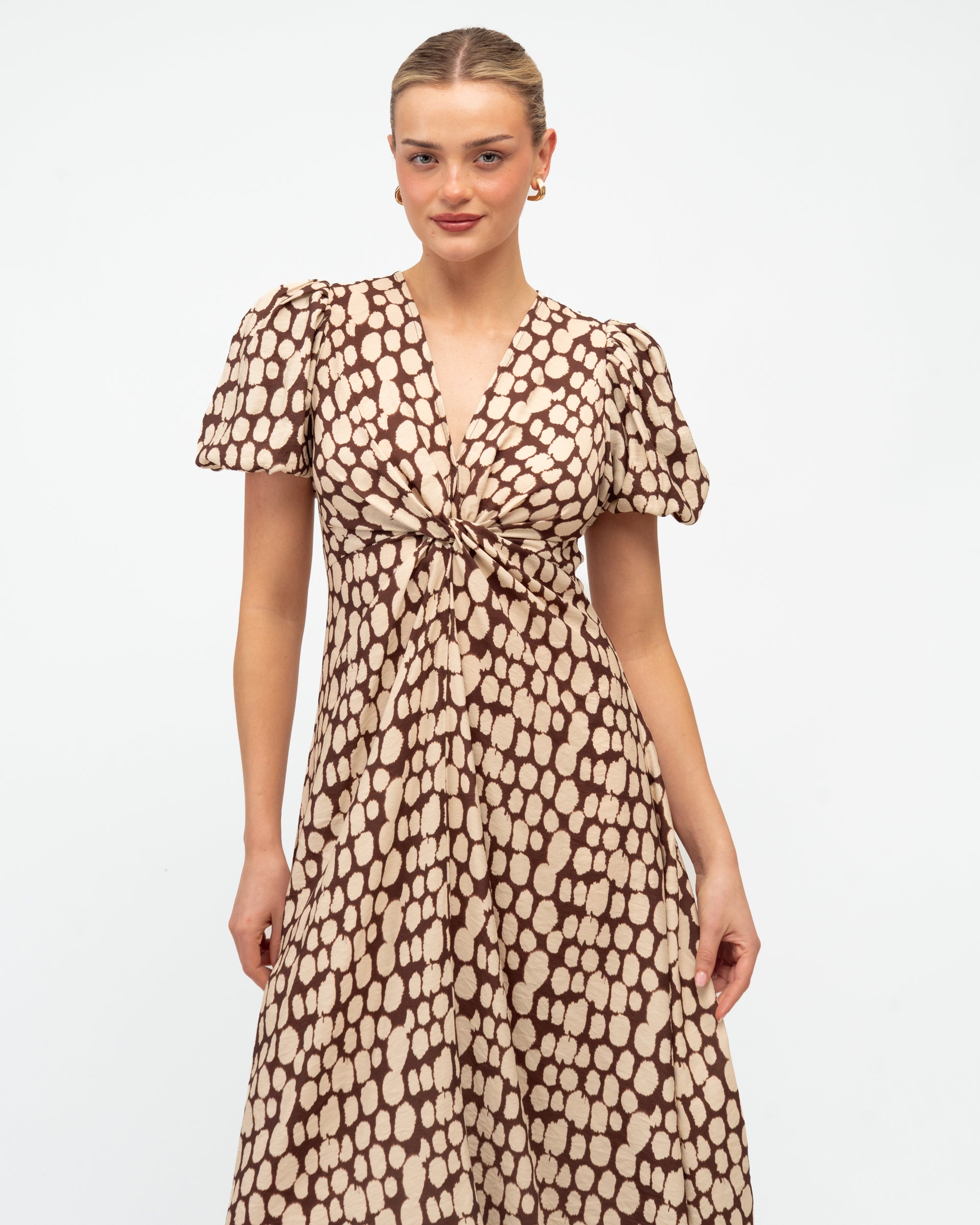 Rhea Dress – Coastal Abstract