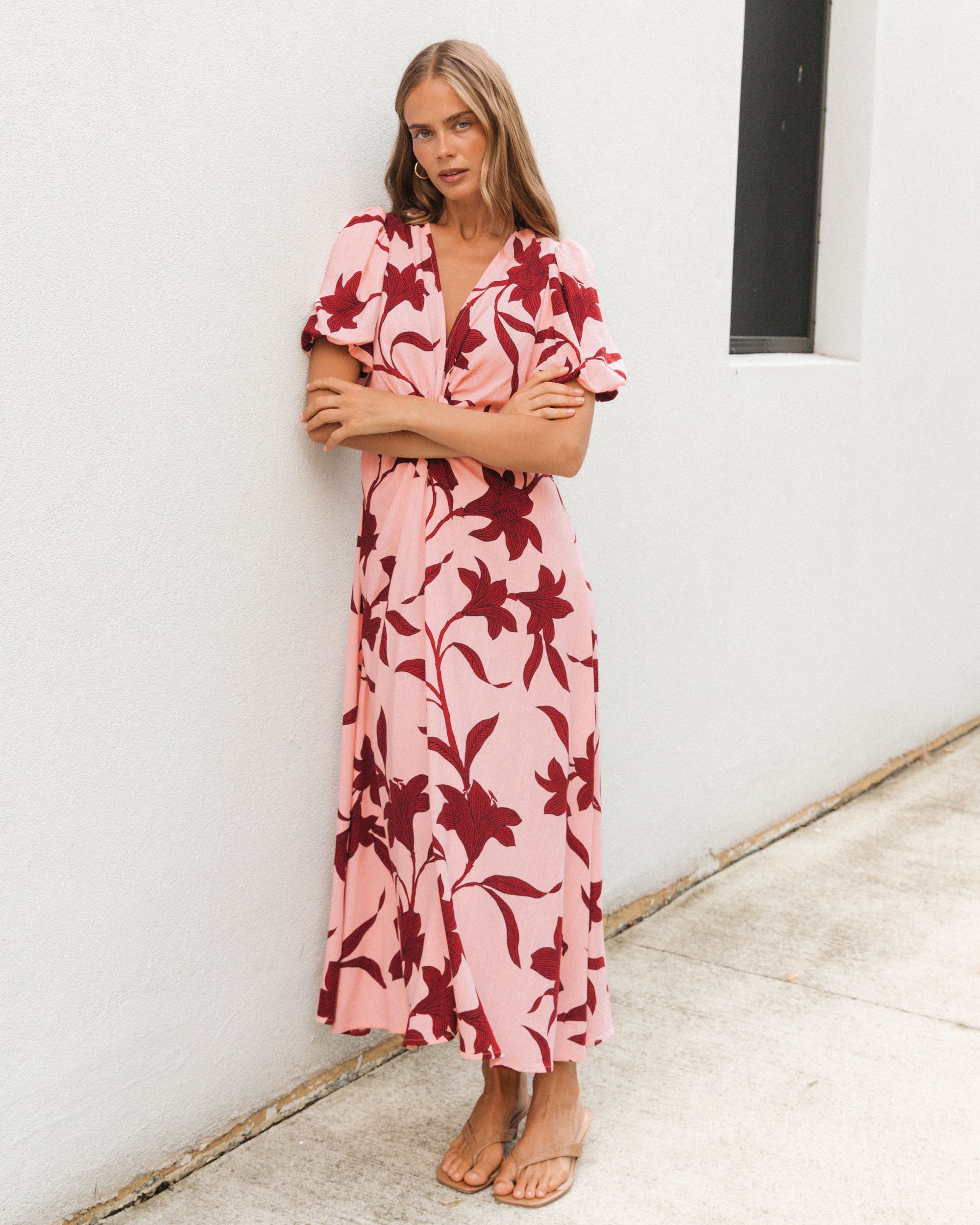 Chloe Dress – Pink Floral