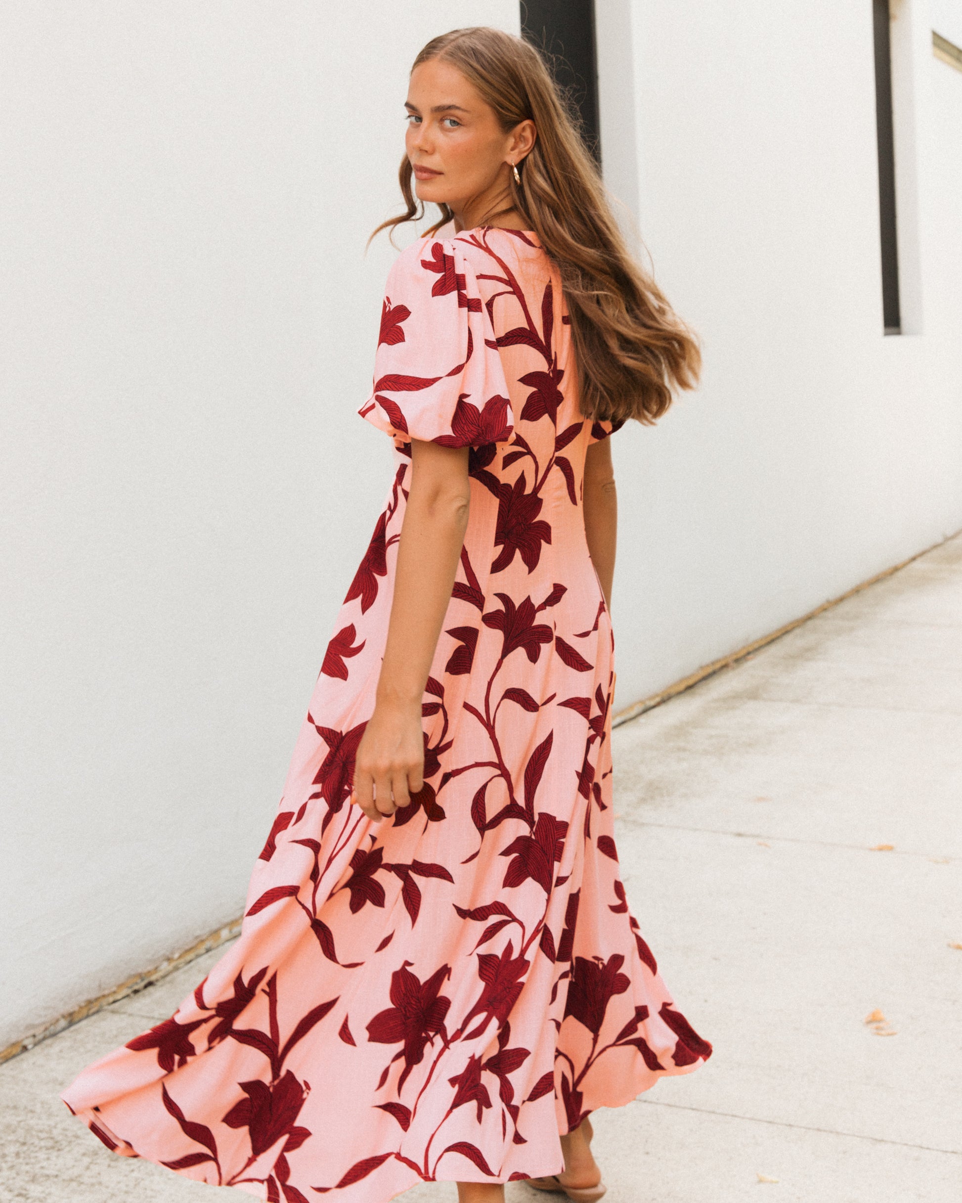 Chloe Dress – Pink Floral