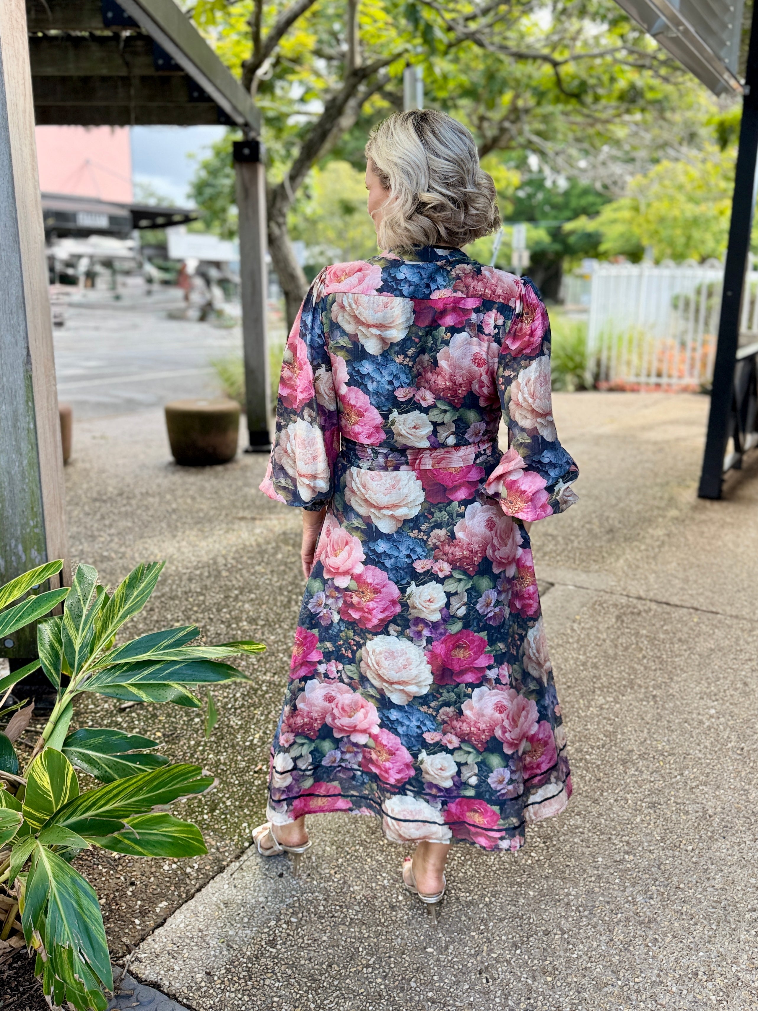 Tamera Midi Dress - English Garden