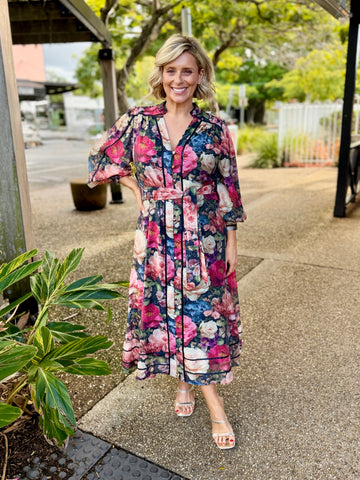Tamera Midi Dress - English Garden