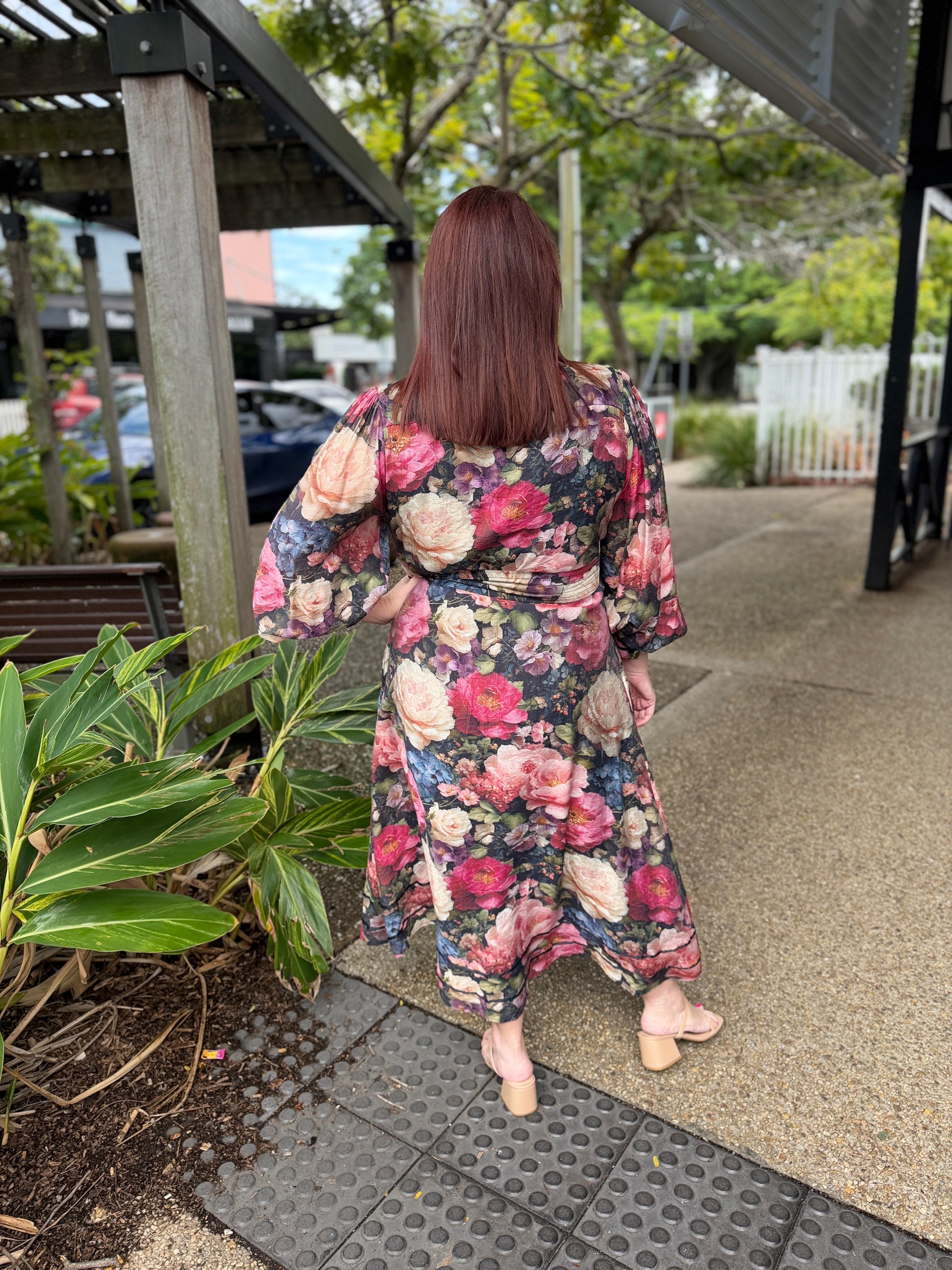 Tamera Midi Dress - English Garden