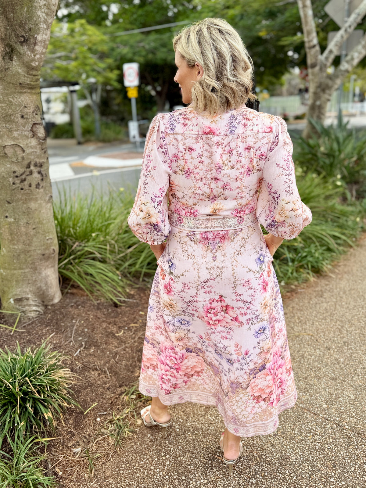 Tamera Midi Dress - Botanica Floral