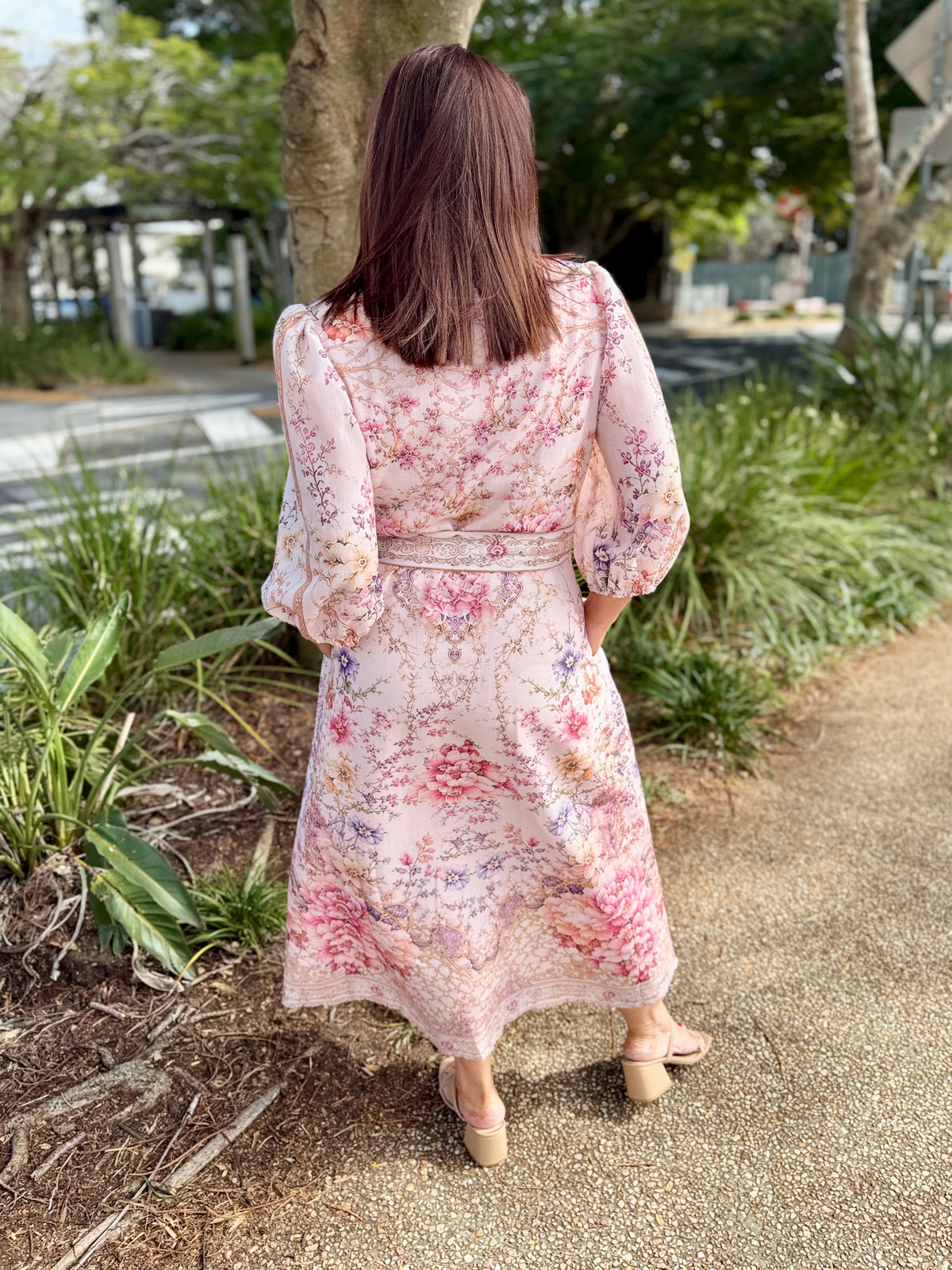 Tamera Midi Dress - Botanica Floral