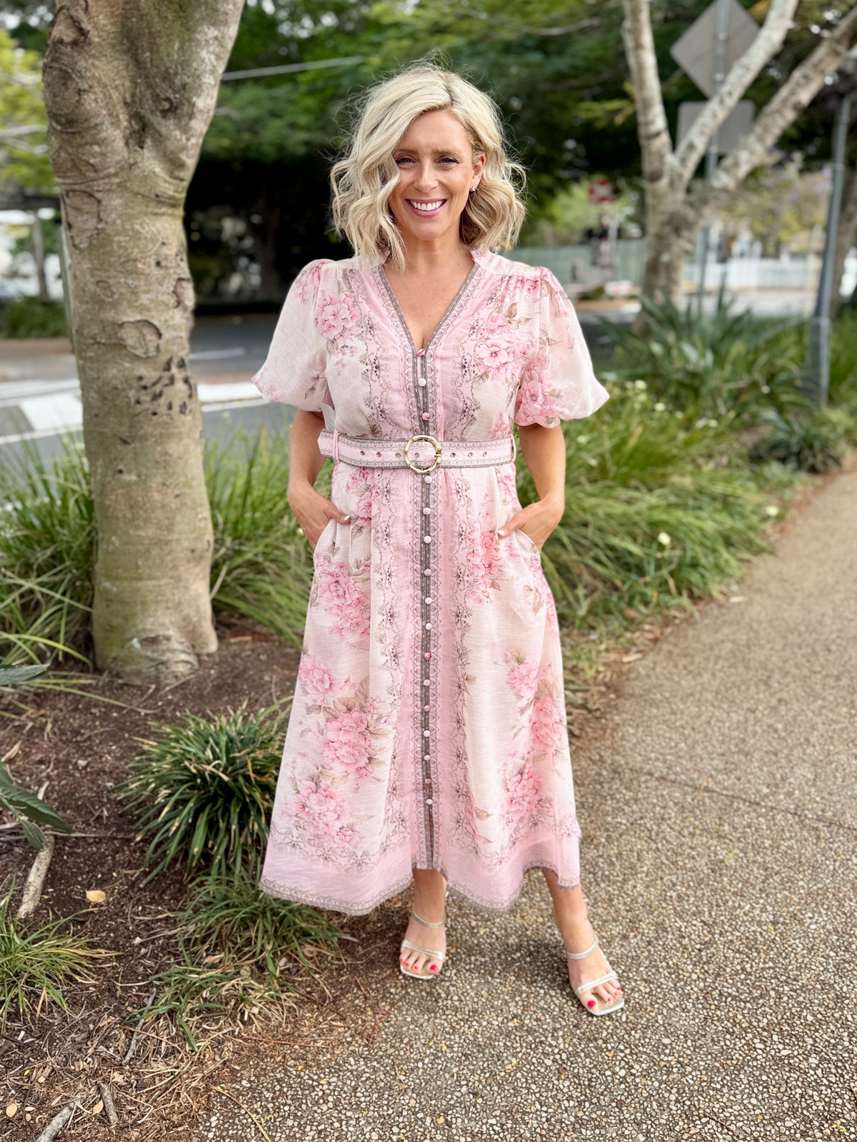Tamera Midi Dress - Romance