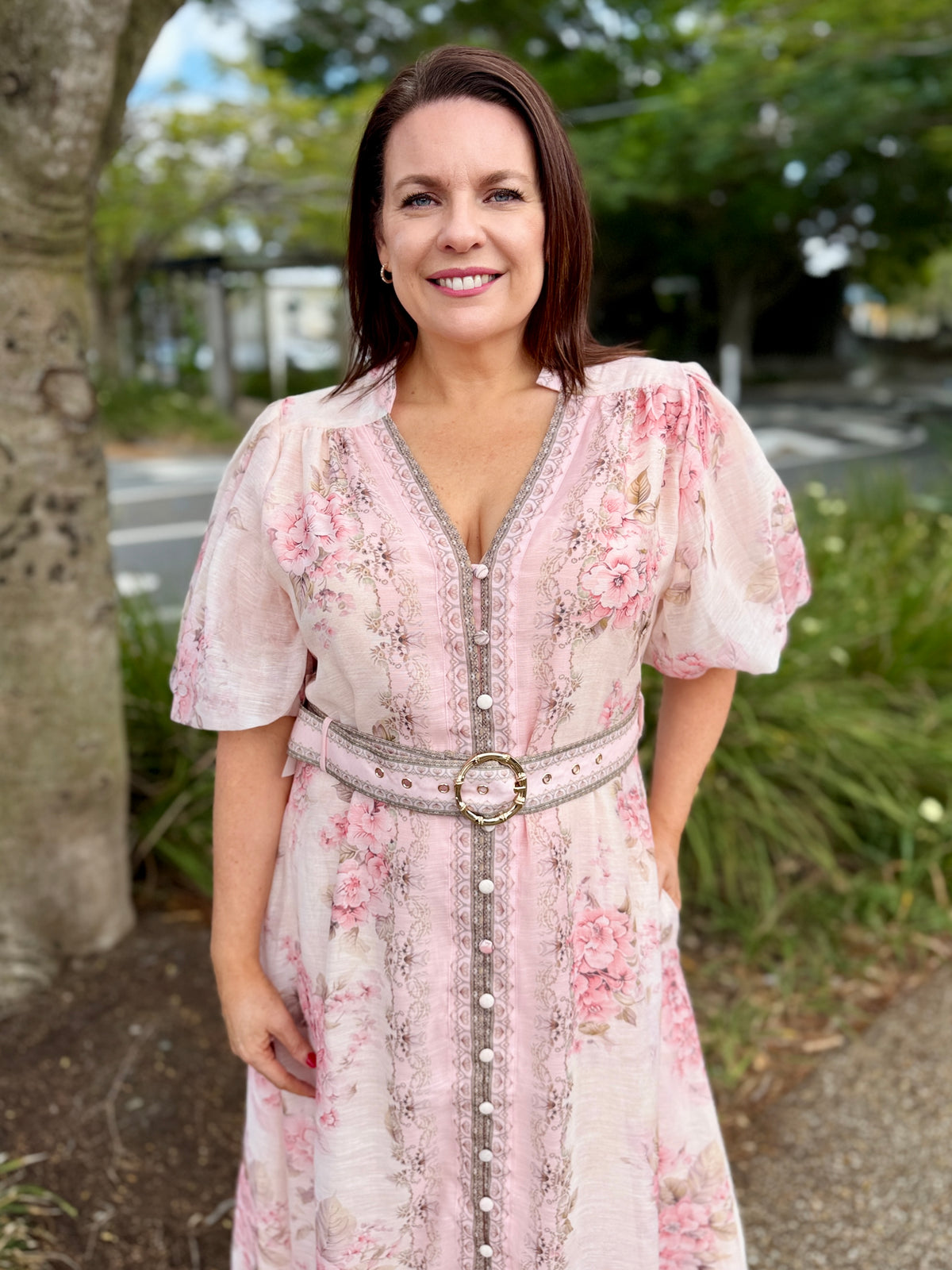 Tamera Midi Dress - Romance