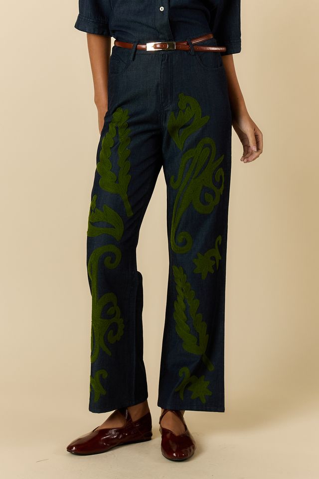 Carmi Paisley Jean - Denim