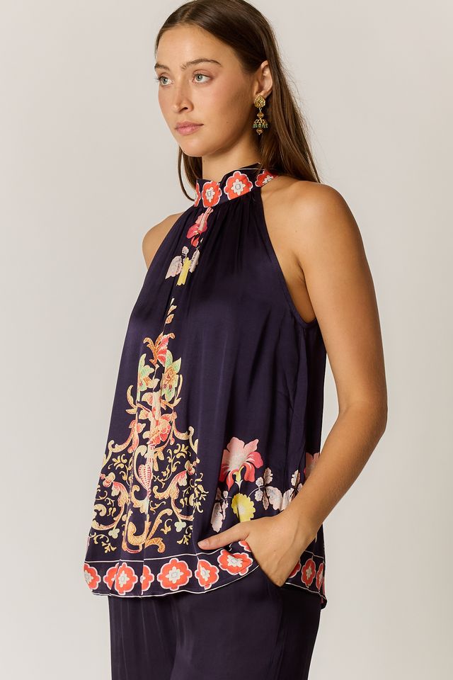 Gazte Top - Burgundy