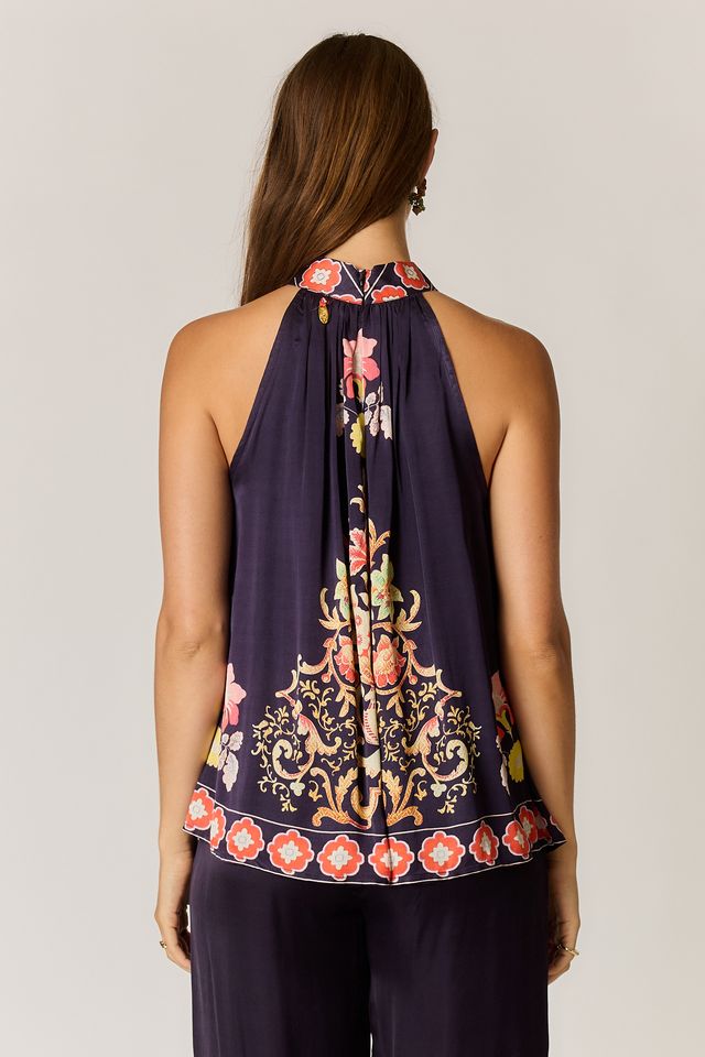 Gazte Top - Burgundy