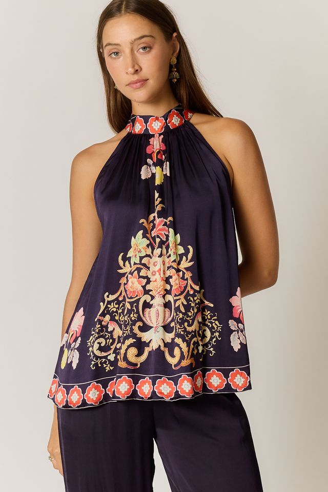 Gazte Top - Burgundy