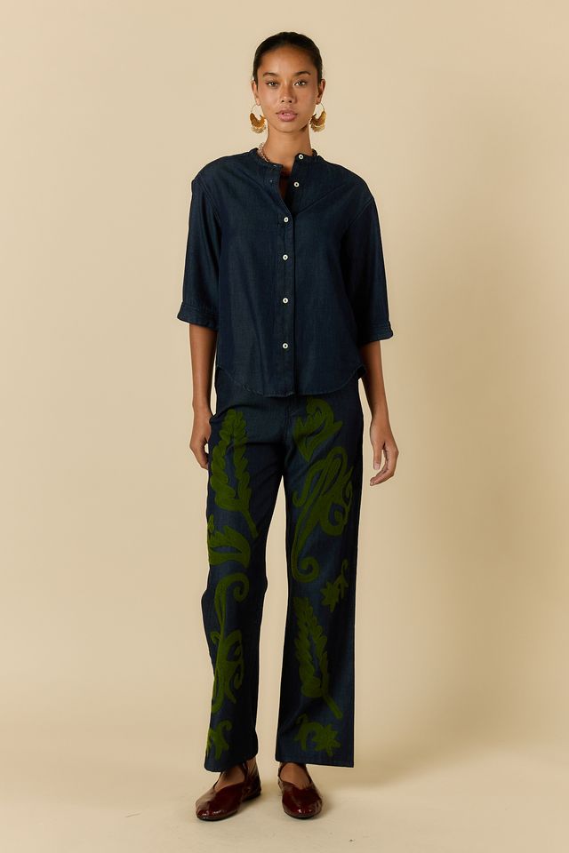 Carmi Paisley Jean - Denim