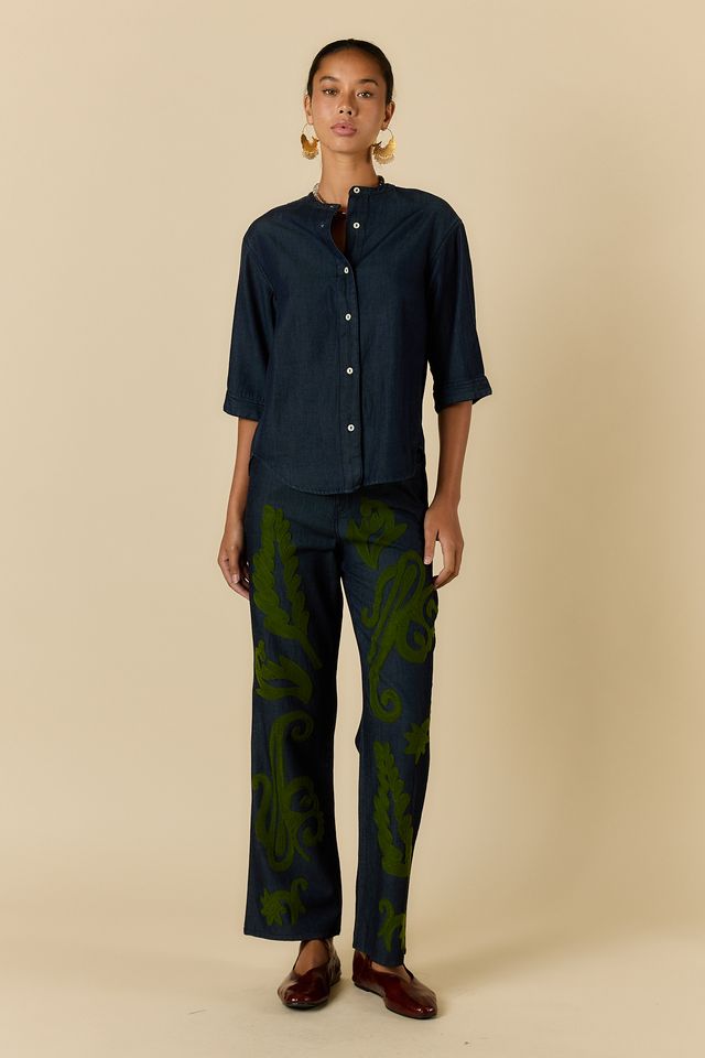 Carmi Paisley Jean - Denim