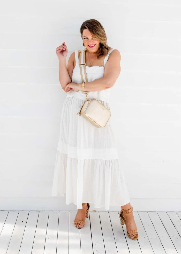 Sally - Gold Cross-body Bag