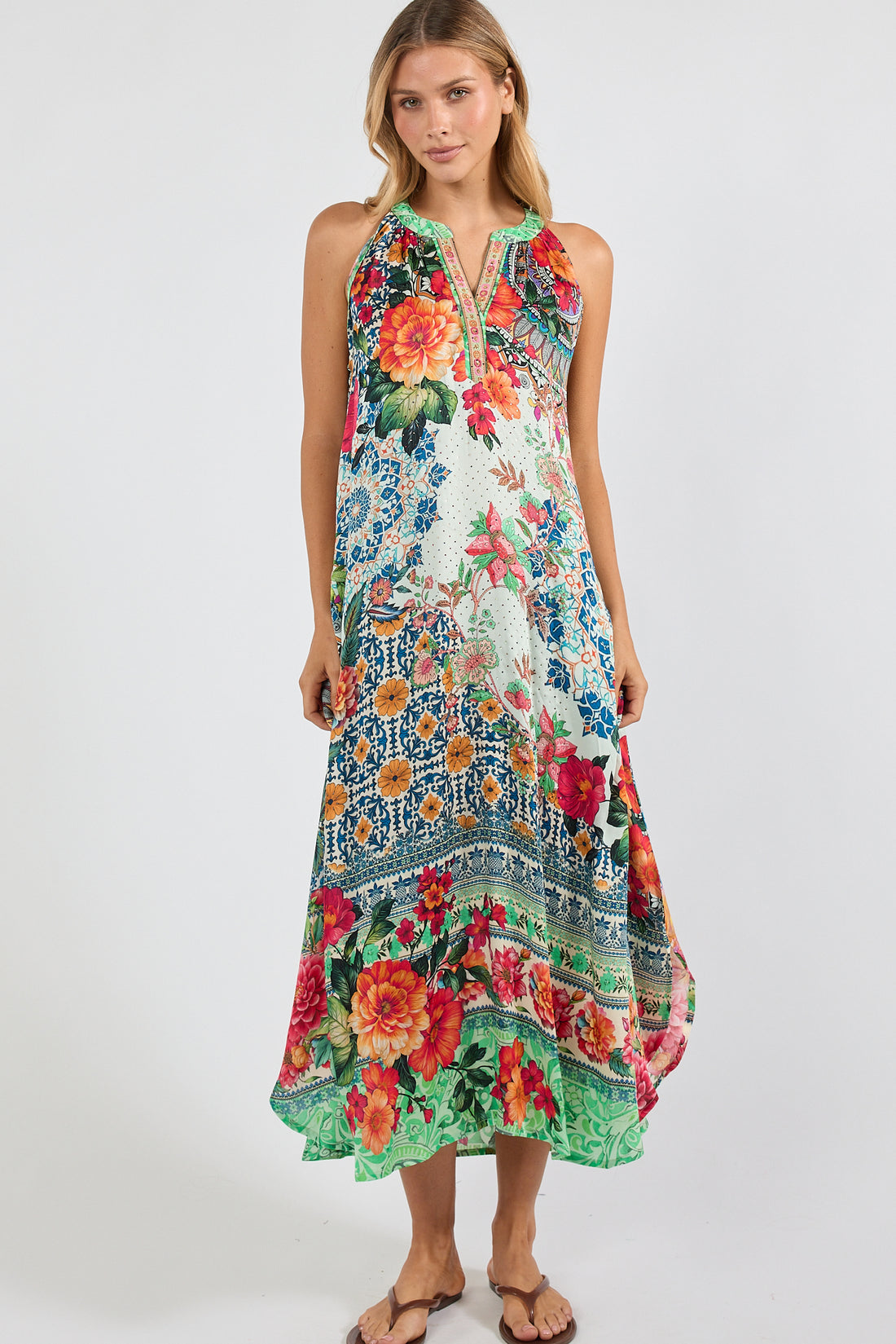 Miraval Maxi Dress - Mint