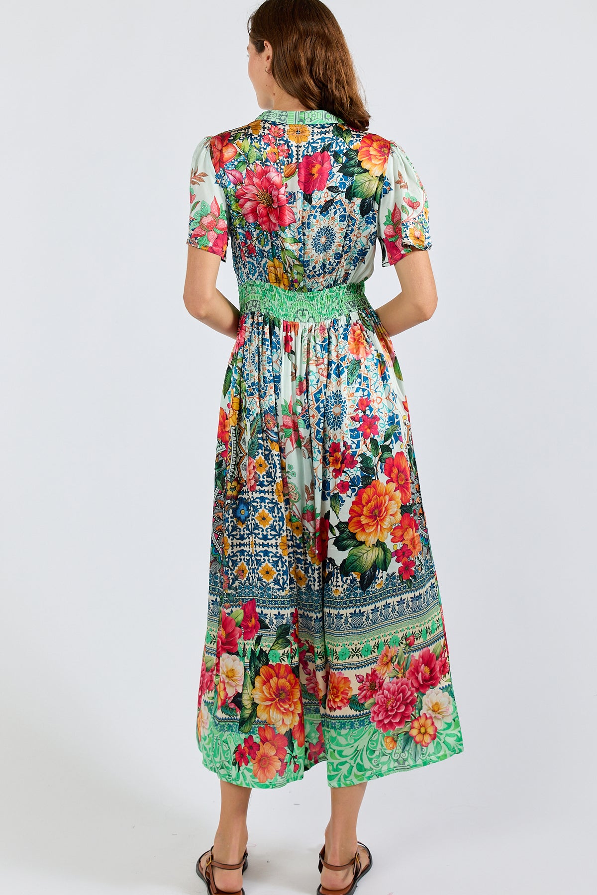 Miraval Midi Dress - Mint