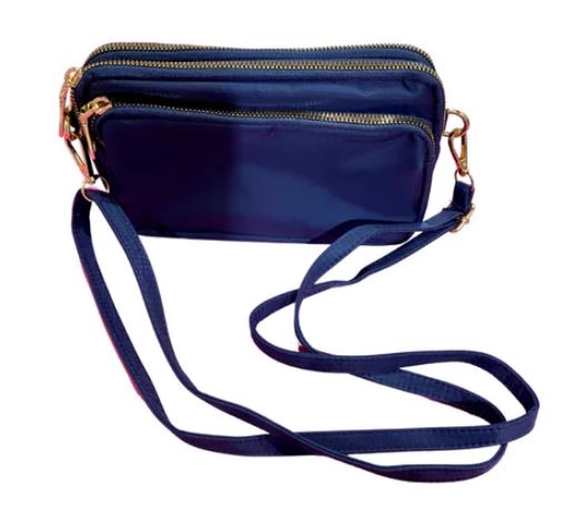 Cross Over Shoulder Bag – Navy