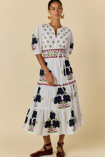 Alcaraz Maxi Dress - White