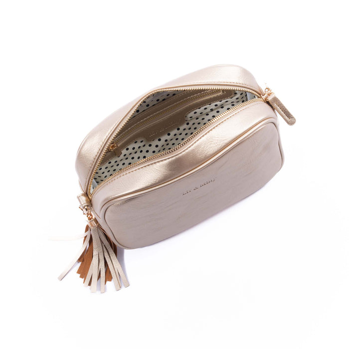 Sally - Gold Cross-body Bag