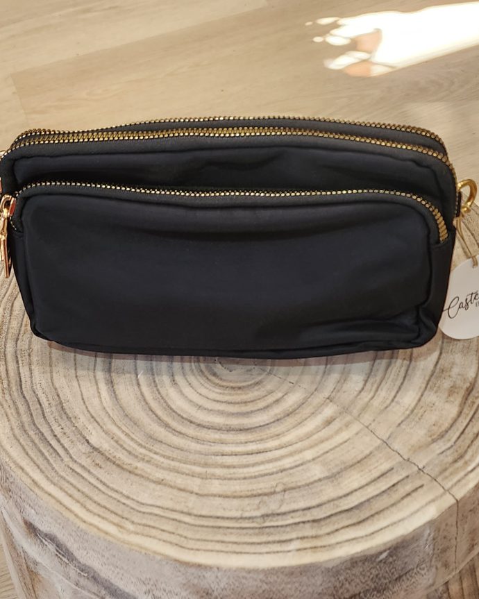 Cross Over Shoulder Bag Black