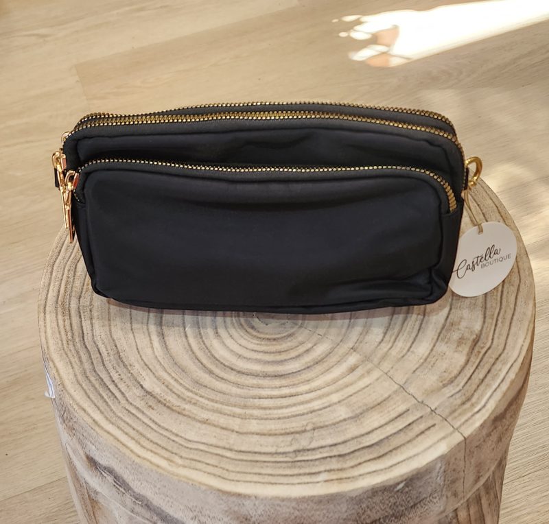Cross Over Shoulder Bag Black