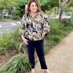 Kiik - Devina Blouse – Black & Threadz - Kent Bengaline Pant – Black