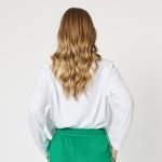 Les Copines Top - White Cotton Long Sleeve Top - Threadz