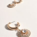Crystal Drop Event Earrings - Statement Diamante and Plated Metal Costume Jewellery - Adorne