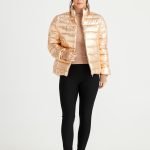 Sillian Puffer - Gold Metallic Jacket - Brave and True