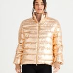 Sillian Puffer - Gold Metallic Jacket - Brave and True