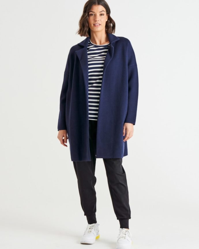 Bristol Coatigan – Midnight Blue
