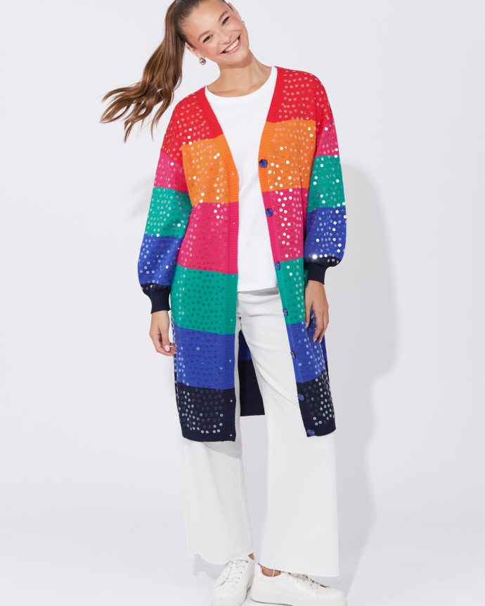 Cancun Cardigan – Rainbow