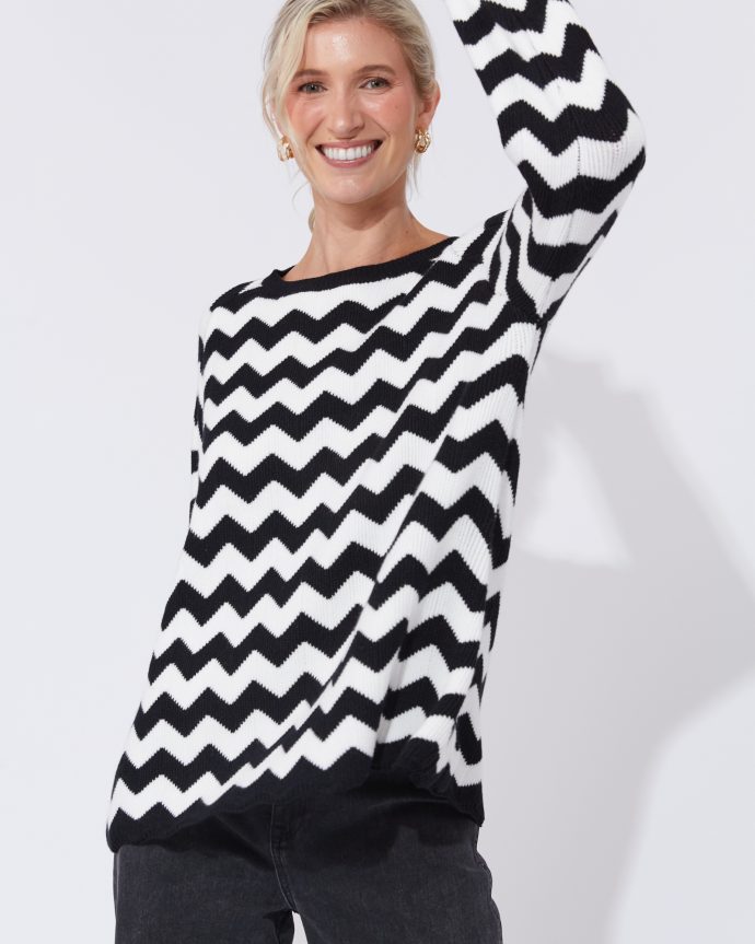 Marrakesh Jumper – White/Kohl