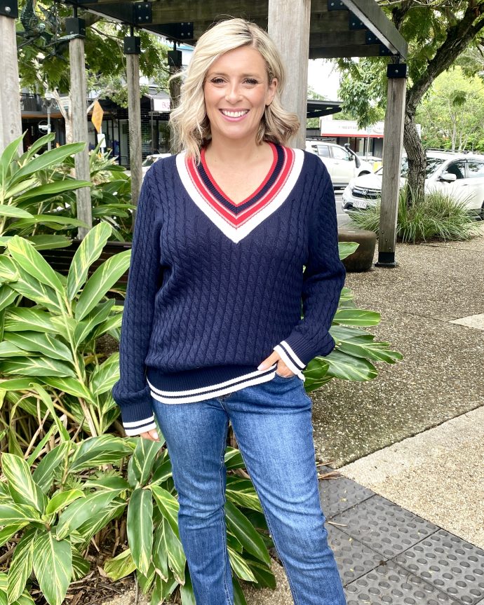 Oxford Jumper – Navy