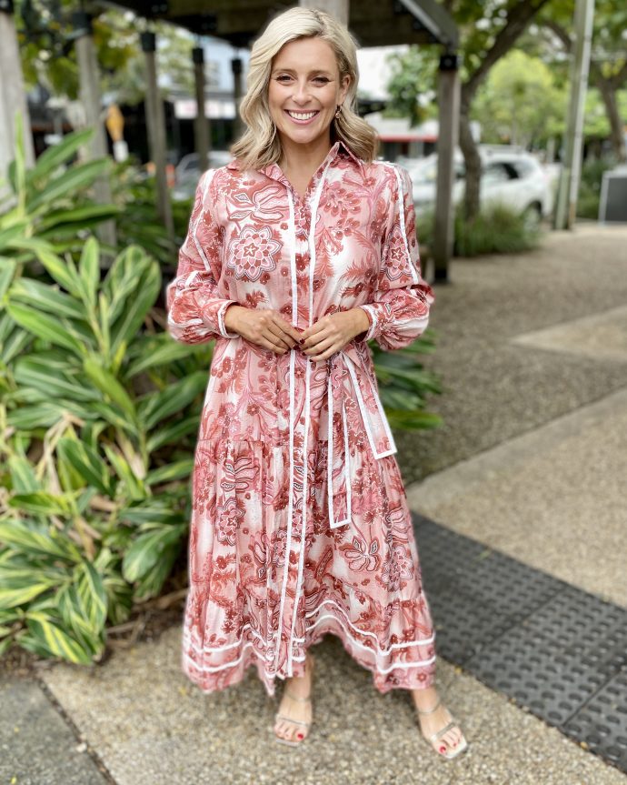 Eastley Dress – Dusty Pink