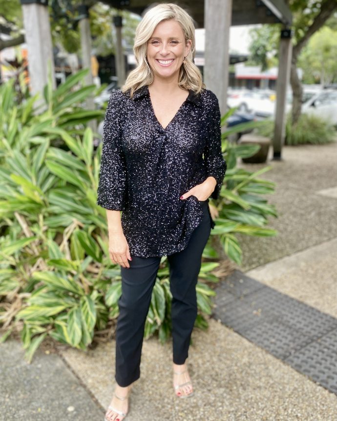 Liberty Sequin Blouse