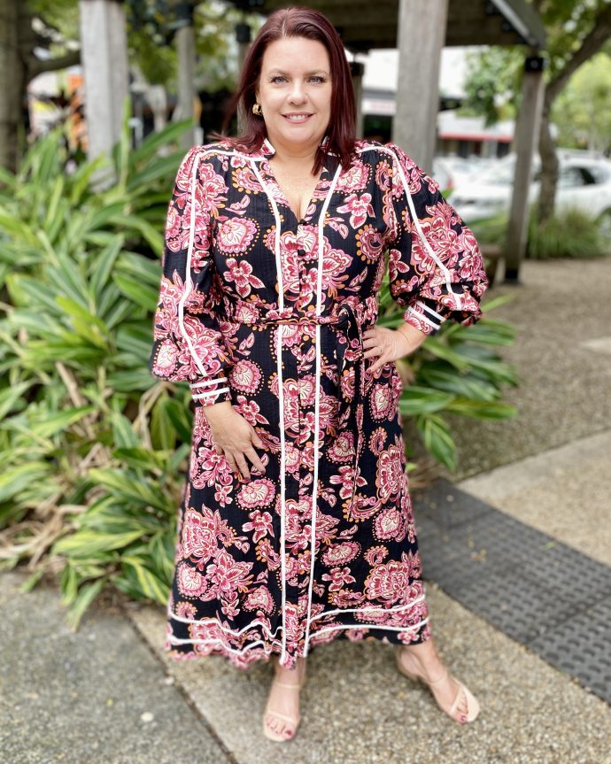 Tamera Dress – Raspberry Ripple