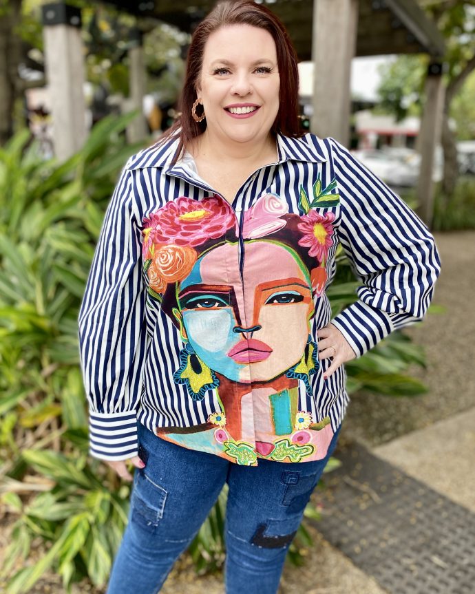 Frida Shirt – Navy