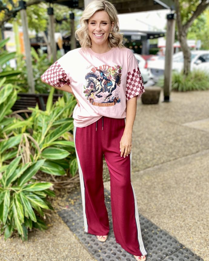 Taylor Pant – Maroon
