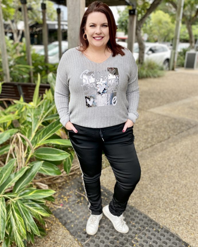 Stefania Knit – Grey